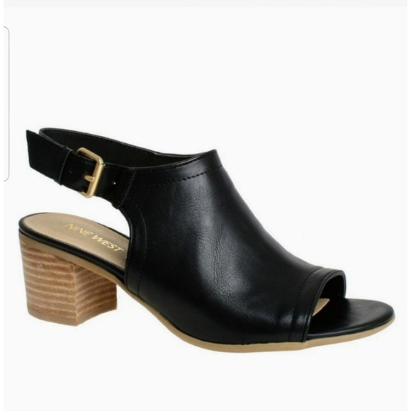 Nine West Shoes - NINE WEST Black Slingback Booties 9